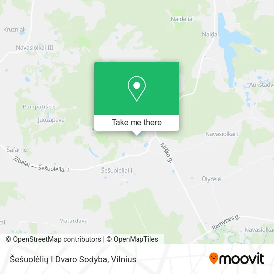 Карта Šešuolėlių I Dvaro Sodyba
