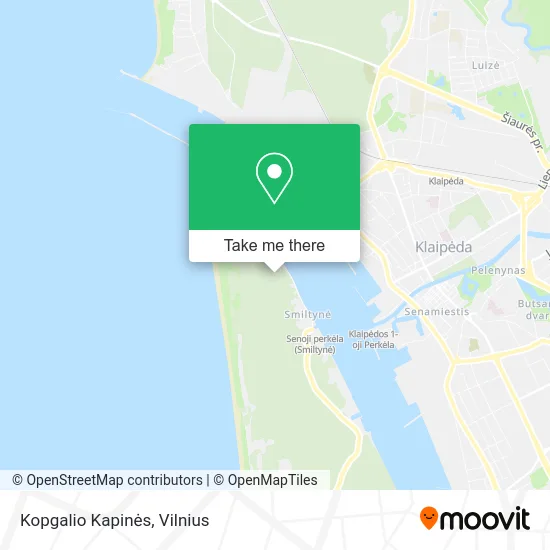 Карта Kopgalio Kapinės