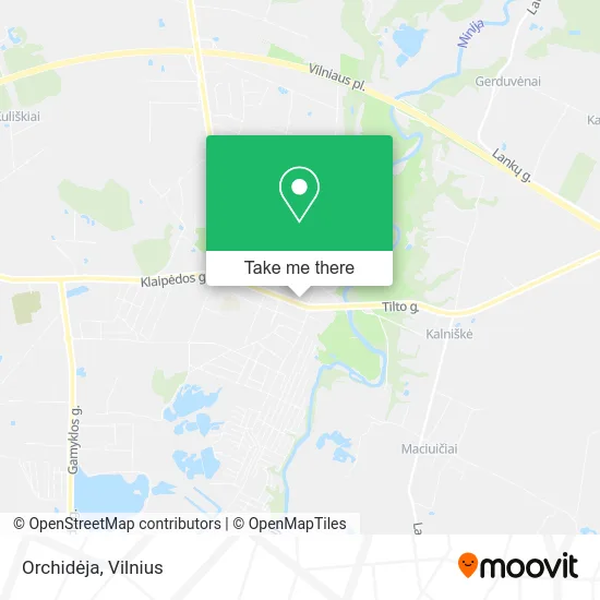Карта Orchidėja