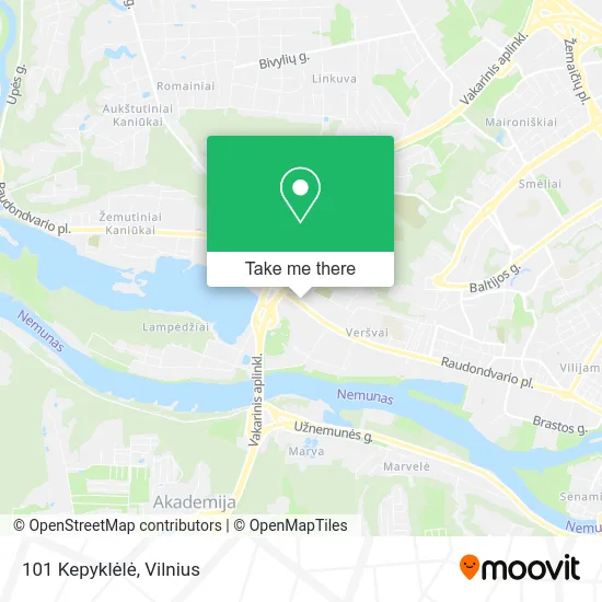 Карта 101 Kepyklėlė