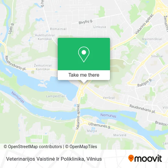 Карта Veterinarijos Vaistinė Ir Poliklinika