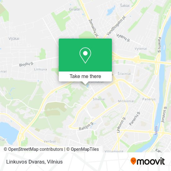 Карта Linkuvos Dvaras