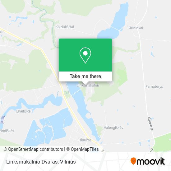 Карта Linksmakalnio Dvaras
