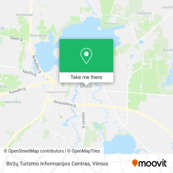 Карта Biržų Turizmo Informacijos Centras