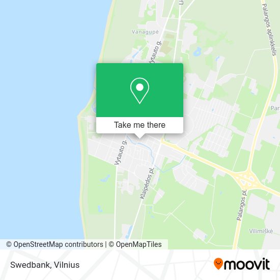 Карта Swedbank