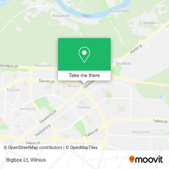 Карта Bigbox.Lt
