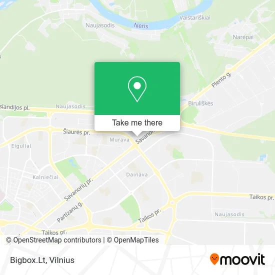 Карта Bigbox.Lt