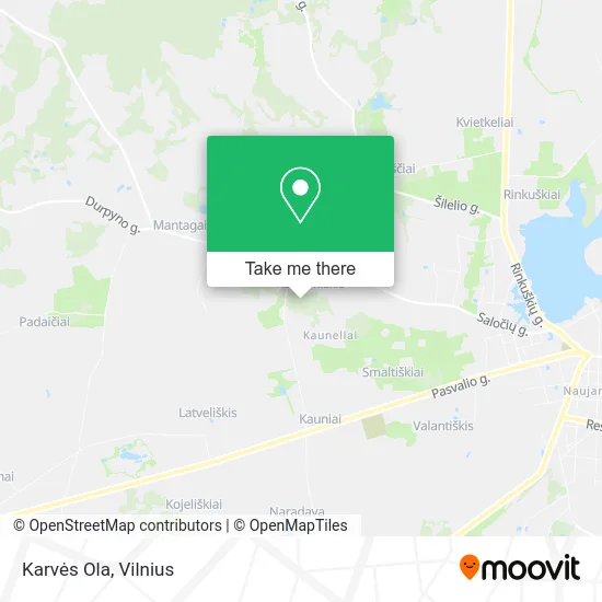 Карта Karvės Ola