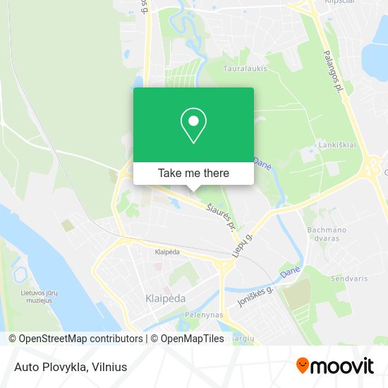 Карта Auto Plovykla