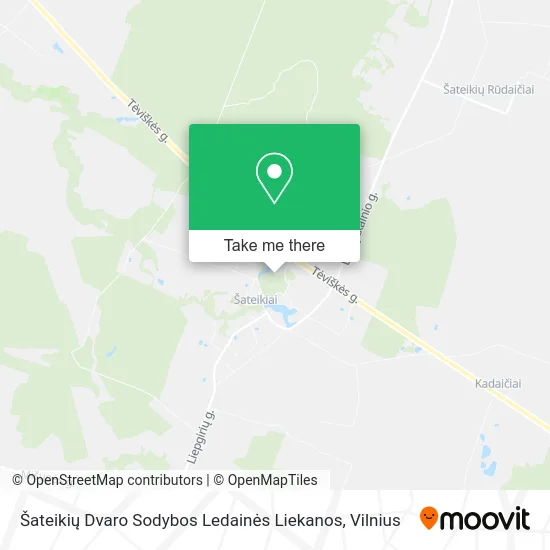Карта Šateikių Dvaro Sodybos Ledainės Liekanos