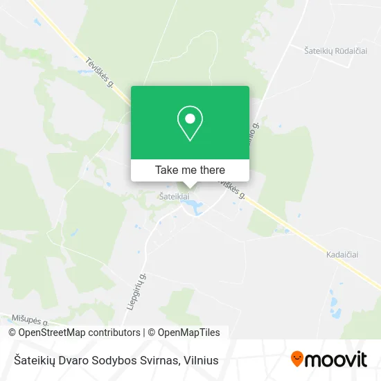 Карта Šateikių Dvaro Sodybos Svirnas