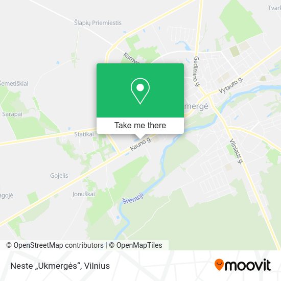 Карта Neste „Ukmergės“