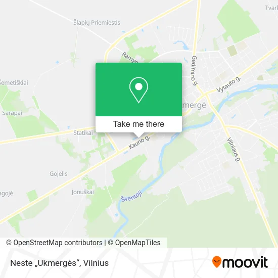 Карта Neste „Ukmergės“