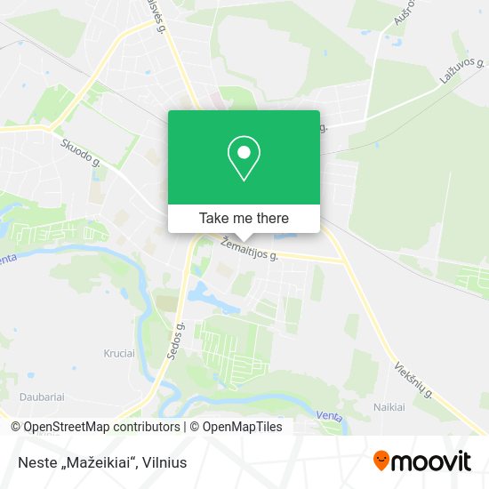 Карта Neste „Mažeikiai“