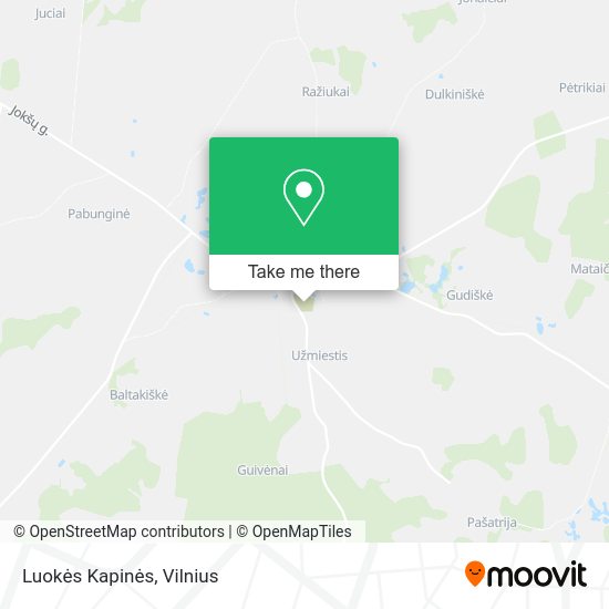 Карта Luokės Kapinės