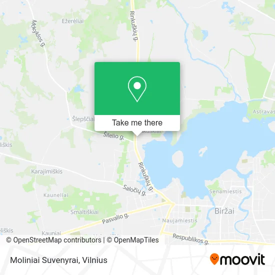 Карта Moliniai Suvenyrai