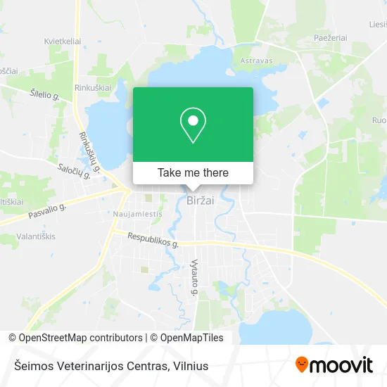 Карта Šeimos Veterinarijos Centras
