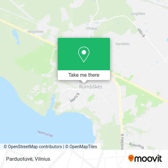 Карта Parduotuvė