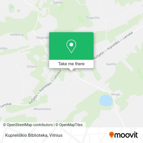 Карта Kupreliškio Biblioteka
