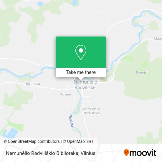 Карта Nemunėlio Radviliškio Biblioteka