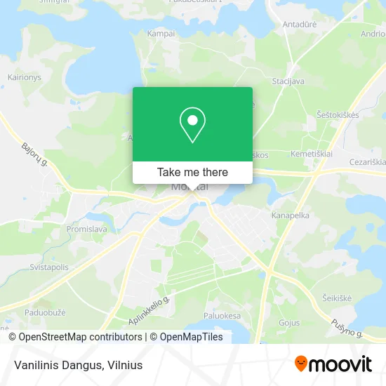 Карта Vanilinis Dangus