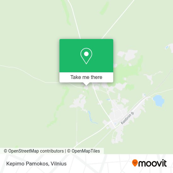 Карта Kepimo Pamokos