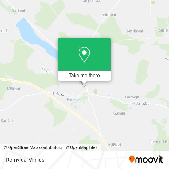 Карта Romvida