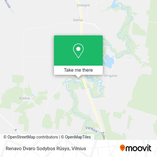 Карта Renavo Dvaro Sodybos Rūsys