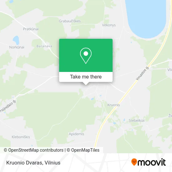 Карта Kruonio Dvaras