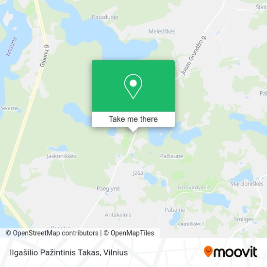 Карта Ilgašilio Pažintinis Takas