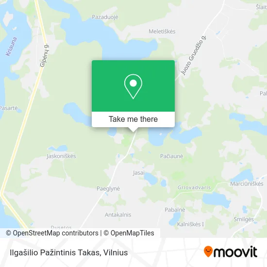 Карта Ilgašilio Pažintinis Takas