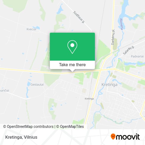 Карта Kretinga