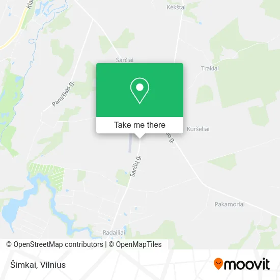 Карта Šimkai