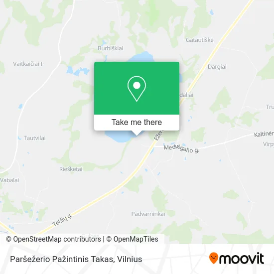 Карта Paršežerio Pažintinis Takas
