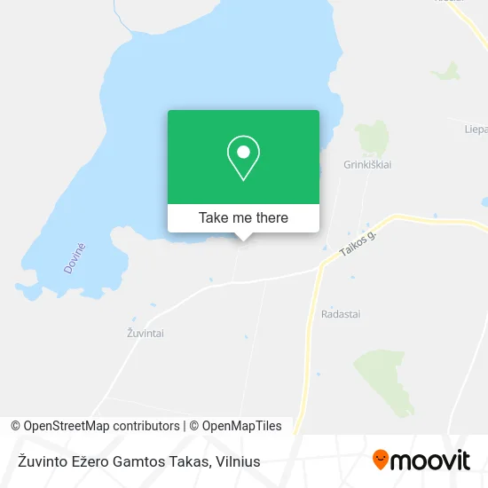 Карта Žuvinto Ežero Gamtos Takas