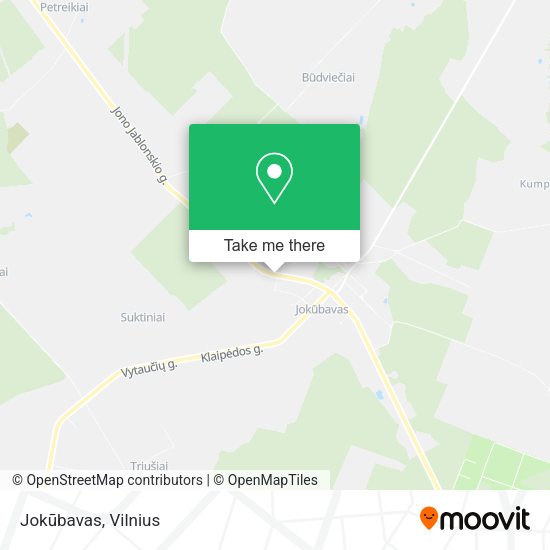 Карта Jokūbavas