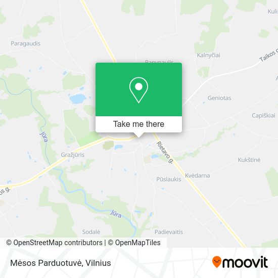 Карта Mėsos Parduotuvė