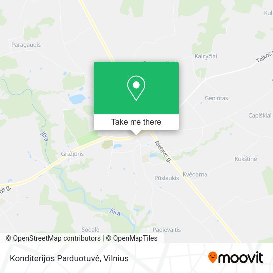 Карта Konditerijos Parduotuvė