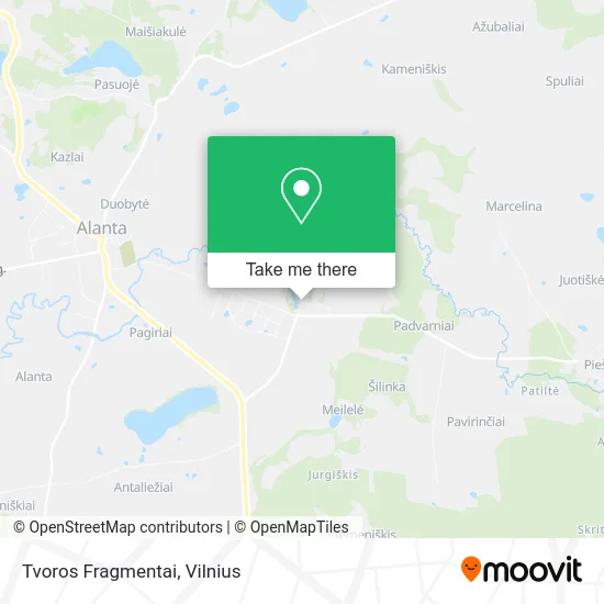 Карта Tvoros Fragmentai