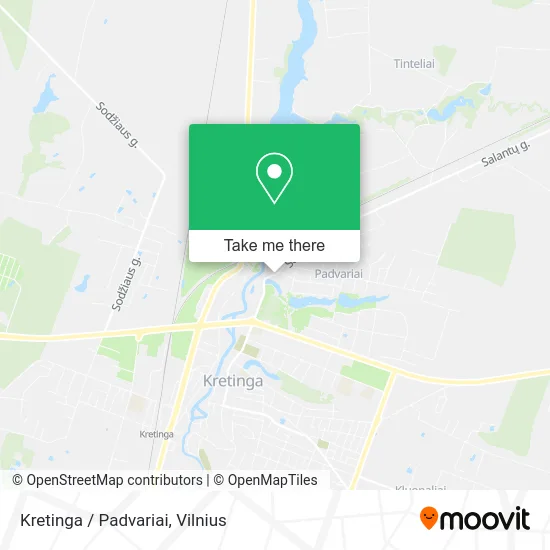 Карта Kretinga / Padvariai