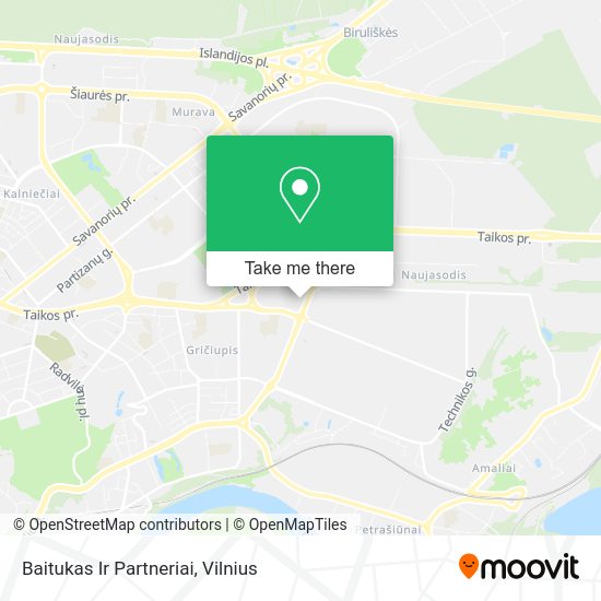 Карта Baitukas Ir Partneriai