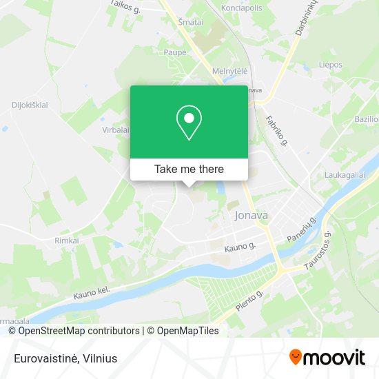 Карта Eurovaistinė