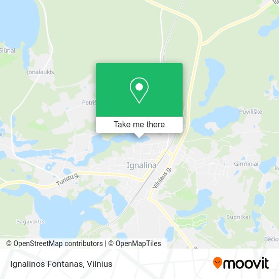 Карта Ignalinos Fontanas