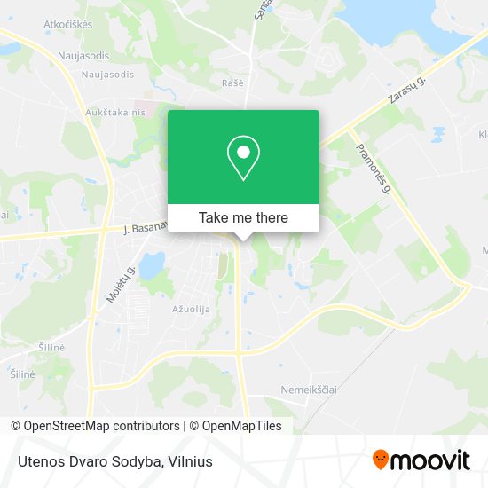 Карта Utenos Dvaro Sodyba