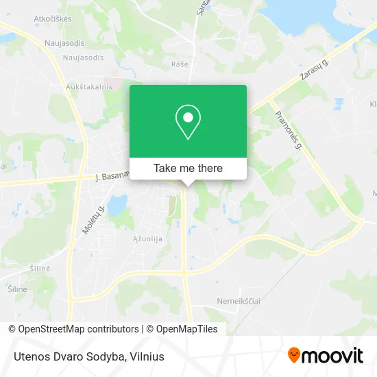 Карта Utenos Dvaro Sodyba