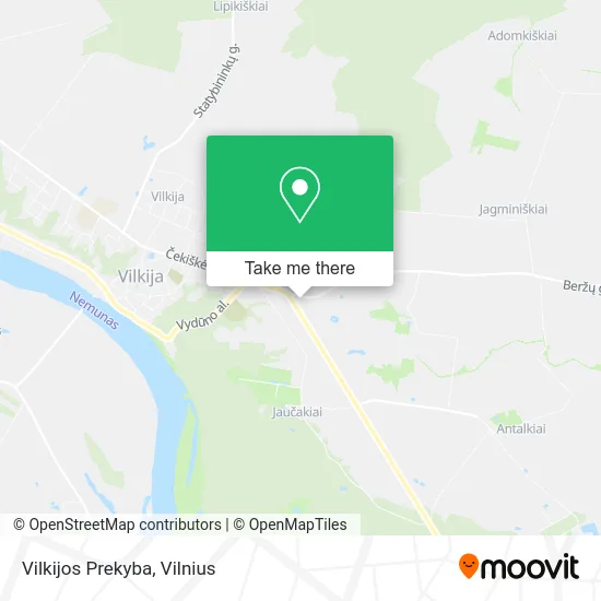 Карта Vilkijos Prekyba