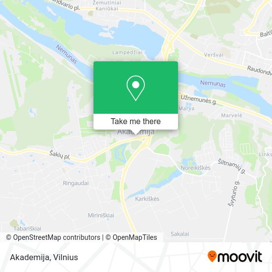 Карта Akademija