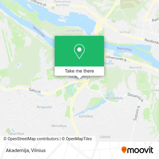 Карта Akademija
