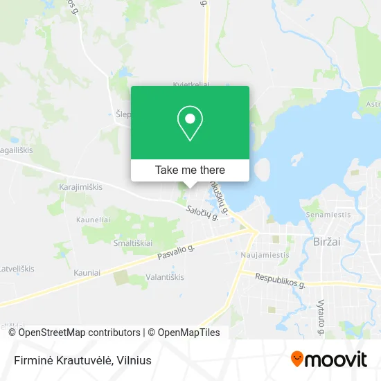 Карта Firminė Krautuvėlė