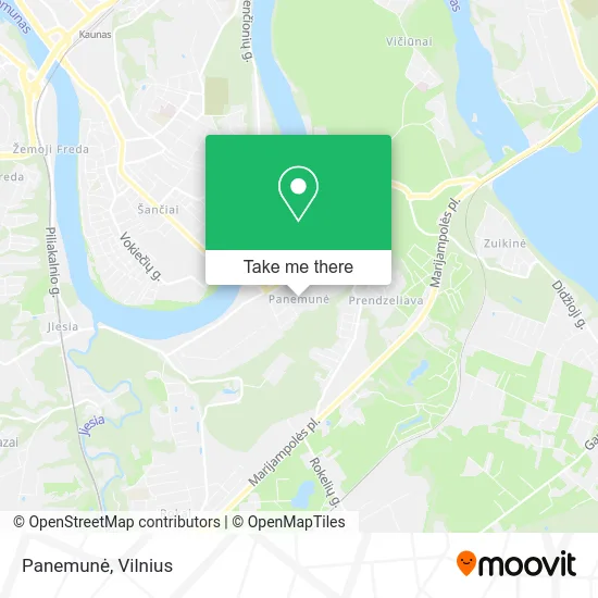 Карта Panemunė